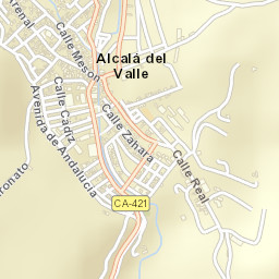 Alcalá del Valle Street Map