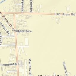 Pajaro California Street Map