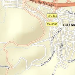 Casabermeja Street Map