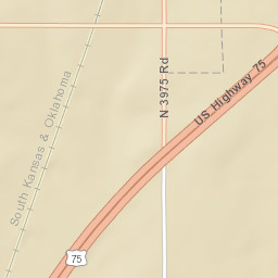 U.S. 75, Copan, OK 74022, USA Street Map