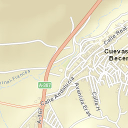 Cuevas del Becerro Street Map