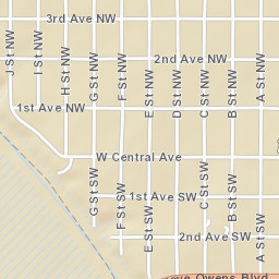 52-98 2nd Avenue Southwest, Miami, OK Street Map