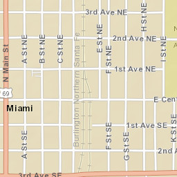 101-199 Highway 66, Miami, OK 74354 Street Map