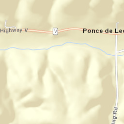 State Highway V, Highlandville, MO 65669 Street Map