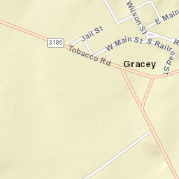 100-134 Railroad Street South, Gracey, KY Street Map