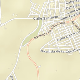 Trebujena Street Map