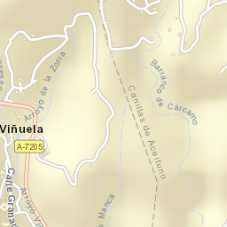 Viñuela Street Map