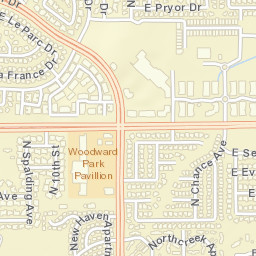 1667-1675 E Cole Ave, Fresno, CA Street Map