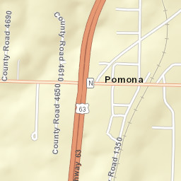 5111-5329 US Hwy 63 N Pomona MO Street Map