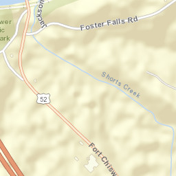 Fort Chiswell Road, Max Meadows, VA Street Map