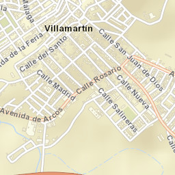 Villamartín Street Map