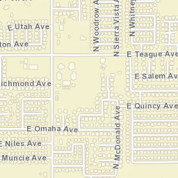 2205 E Teague Ave, Fresno, CA 93720, USA Street Map
