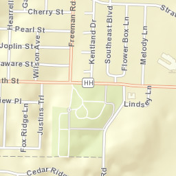 1101 Carl Sweeney Pkwy Neosho MO Street Map