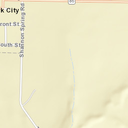 600-698 South St Stark City MO Street Map