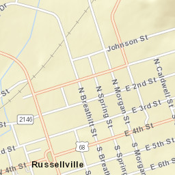 400A North Breathitt Street Russellville KY Street Map