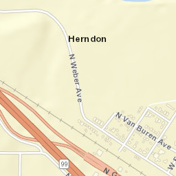 Herndon California Street Map