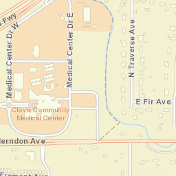 601 Medical Center Dr E Clovis, California Street Map