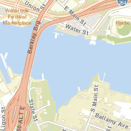 901-1299 E Water St, Norfolk, VA 23510, USA Street Map