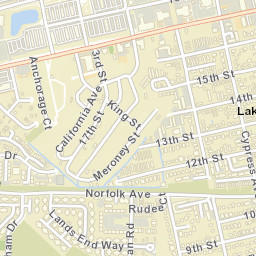 Virginia Beach, Virginia Street Map