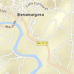 Benamargosa Street Map