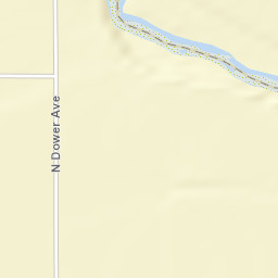 6420 North Dower Avenue Fresno CA Street Map