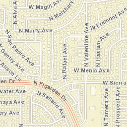 6656-6698 N Haslam Ave, Fresno, CA 93711 Street Map