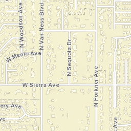 2400-2460 W Menlo Ave, Fresno, CA 93711 Street Map