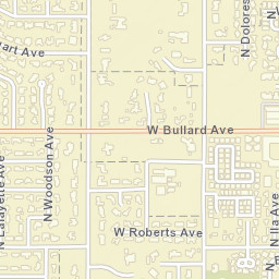 5701-5711 N Van Ness Blvd, Fresno, CA Street Map