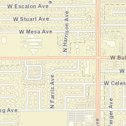 5699 North Thorne Avenue Fresno CA Street Map