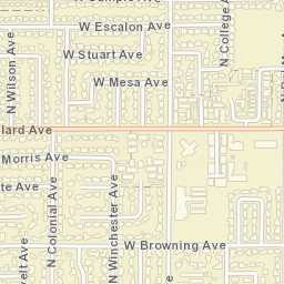 6200-6222 N Maroa Ave Fresno CA Street Map