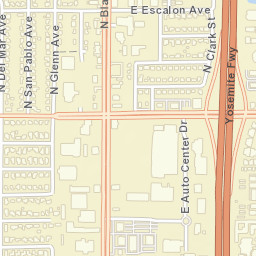 51-77 W Bullard Ave, Fresno, CA 93704 Street Map