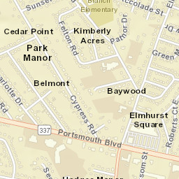 106 Logan Drive, Portsmouth, VA 23701 Street Map