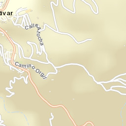 Otívar Street Map