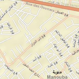 Manouba Street Map