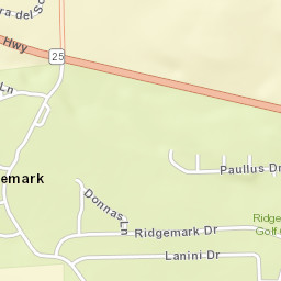 Ridgemark California Street Map