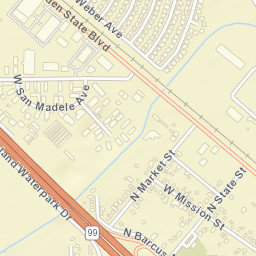 Highway City California Street Map