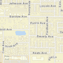 1519-1551 Scott Ave Clovis CA Street Map