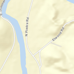 Piedra California Street Map