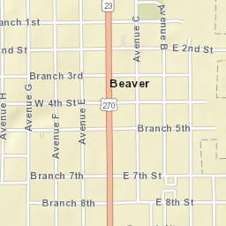 2nd Street, Beaver, OK 73932, USA Street Map