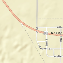 Wilson St Rosston, Oklahoma Street Map