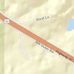 5211-5503 U.S. 67 Poplar Bluff MO Street Map