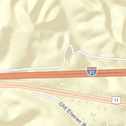 Interstate 81, Marion, VA 24354, USA Street Map