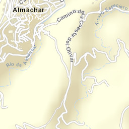 Almáchar Street Map