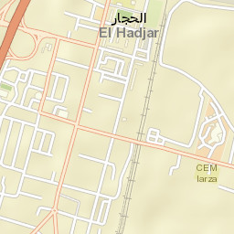 El Hadjar Street Map