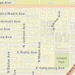 4583-4593 E Rialto Ave Fresno CA Street Map