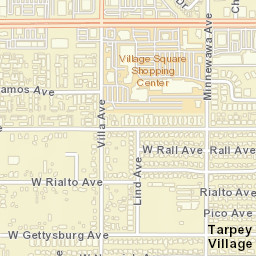 355-393 W Shaw Ave Clovis CA Street Map