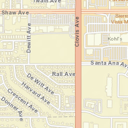 Melvin California Street Map