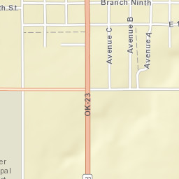 Branch 9th Beaver OK 73932 Street Map