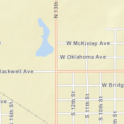301 N 13th St, Blackwell, OK 74631 Street Map