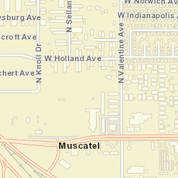 4247-4279 North Valentine Avenue Fresno Street Map